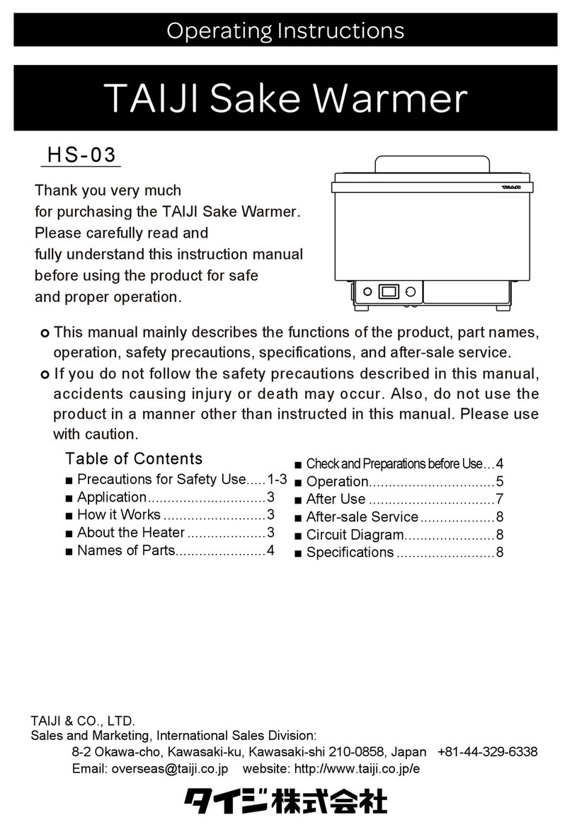 Taiji HS-03 operating instructions