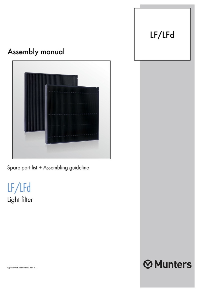 Munters LF Series Assembly manual