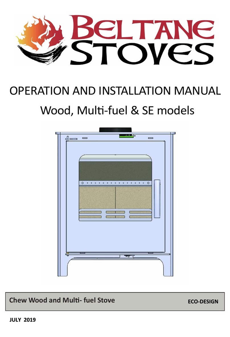 Beltane Stoves Chew Series Operation and installation manual Beltane Stoves Chew Series Operation and installation manual