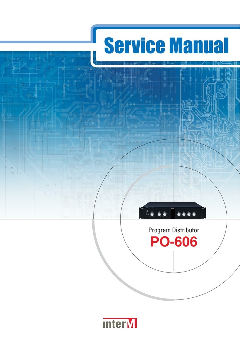 Inter-m PO-606 Service manual