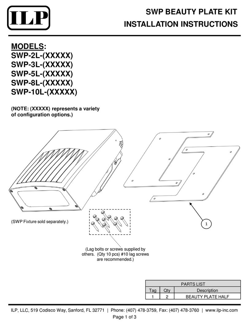 ILP SWP-2L Series User manual