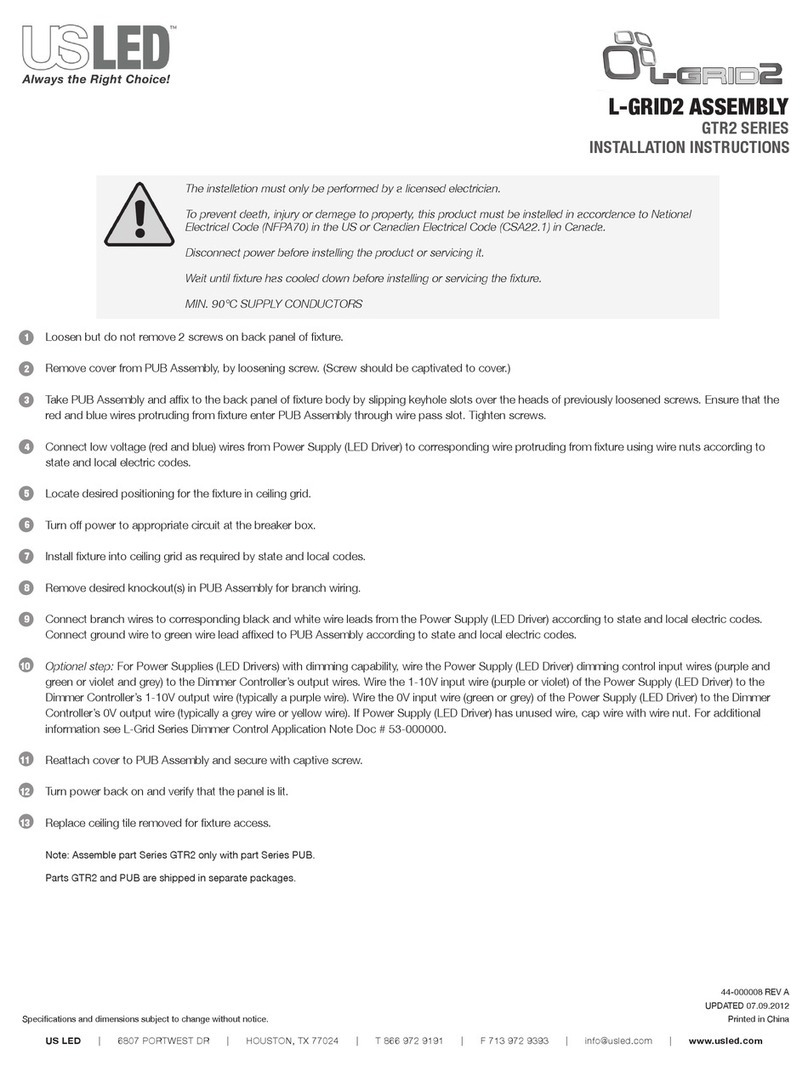 USLED GTR2 Series User manual