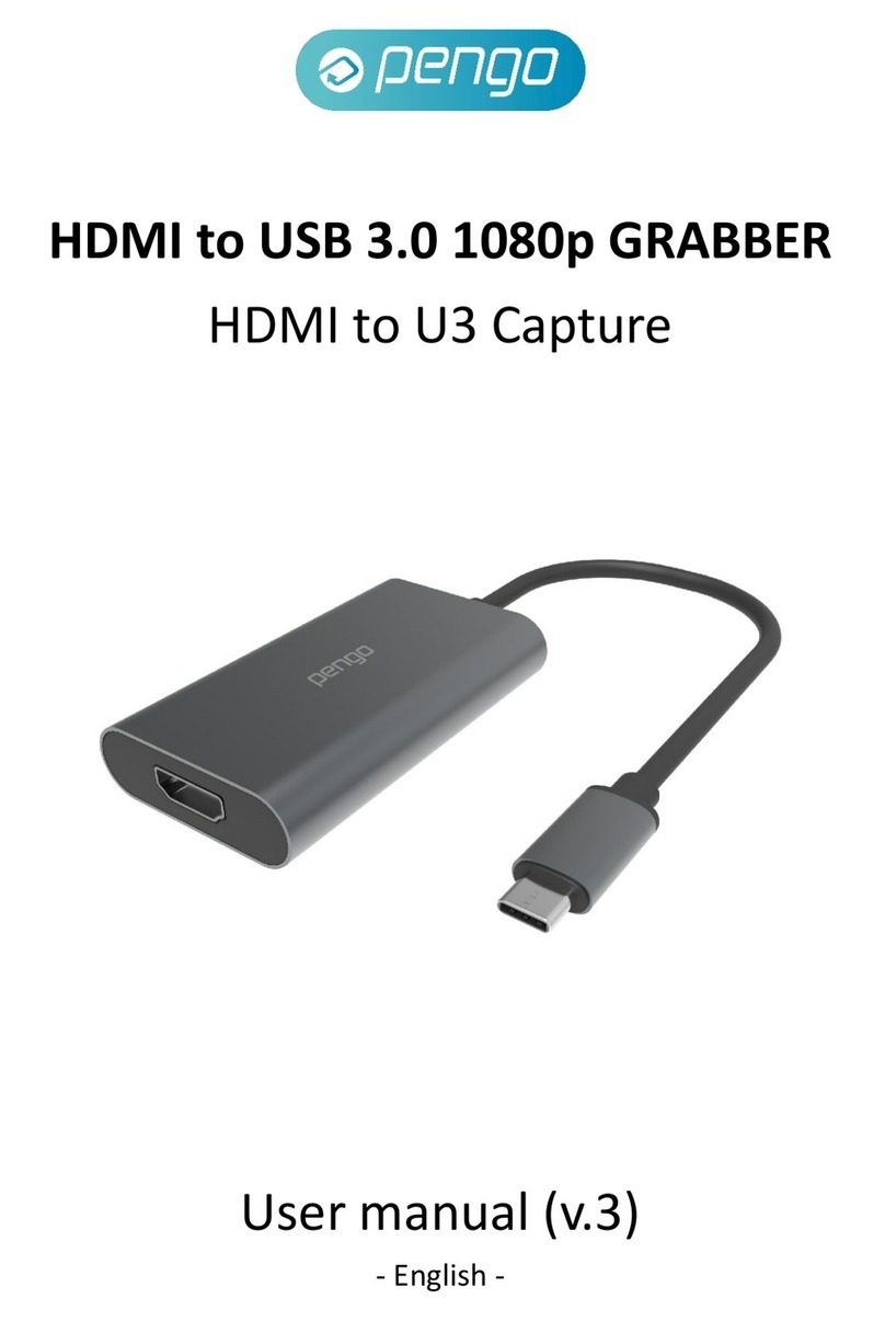 Pengo HDMI to USB 3.0 1080p GRABBER user manual