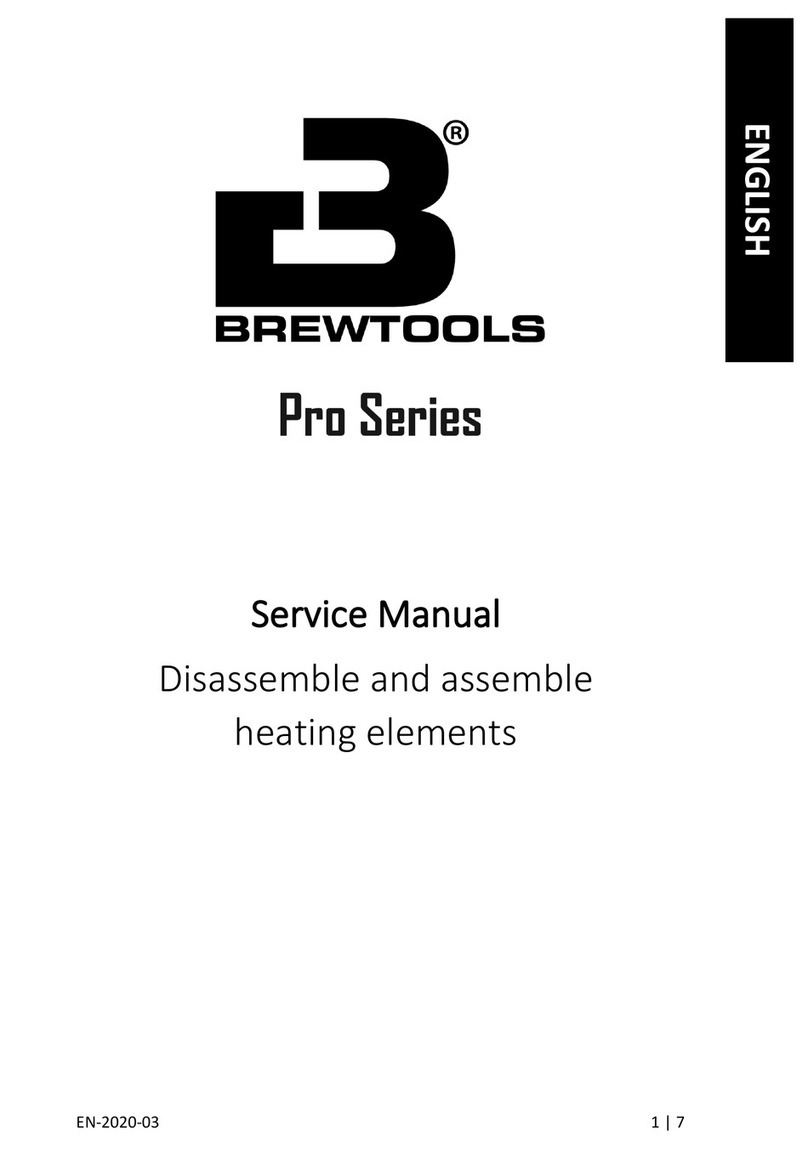 Brewtools Pro Series Service manual