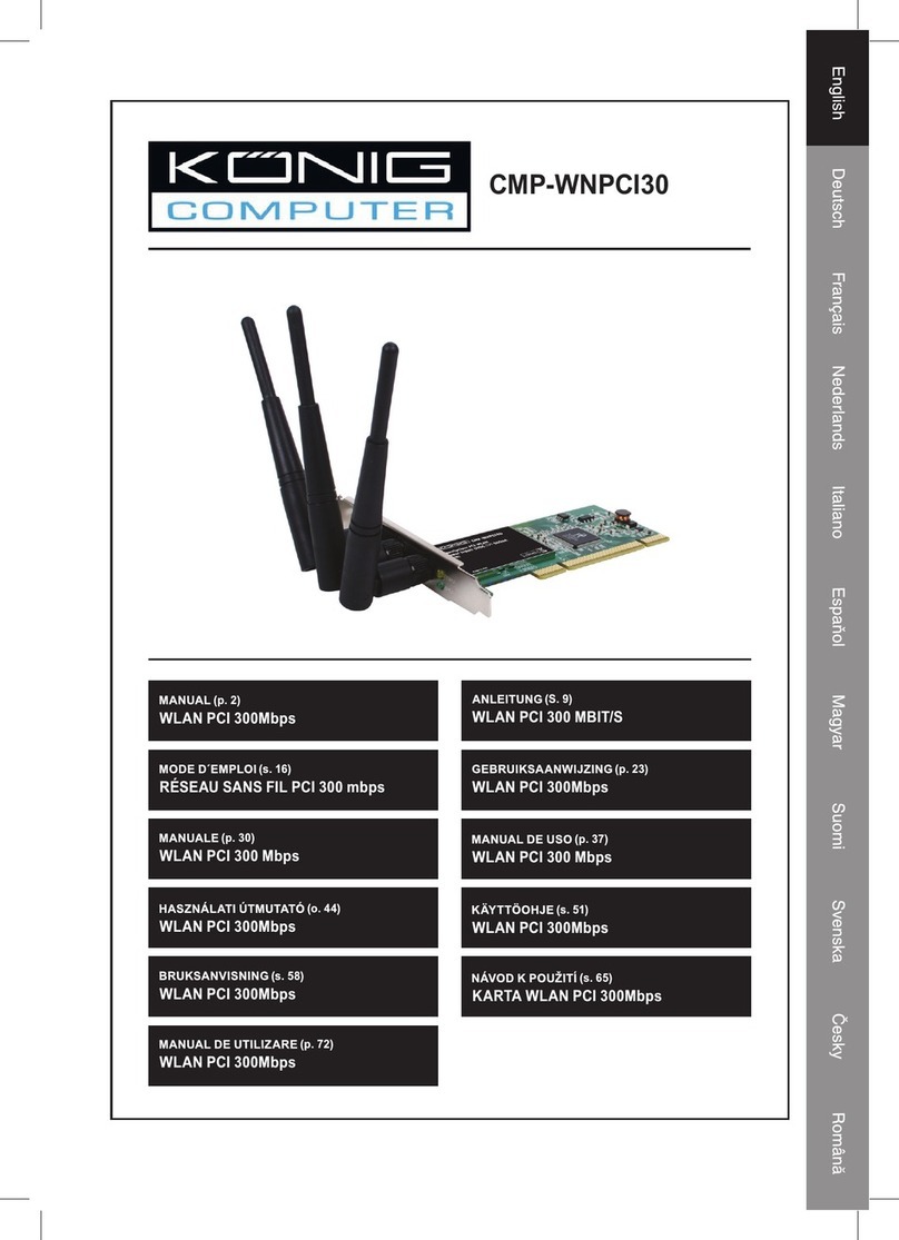 Konig CMP-WNPCI30 manual