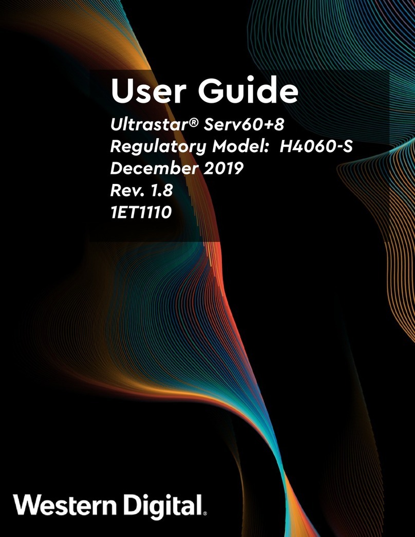 Western Digital Ultrastar Serv60+8 User manual