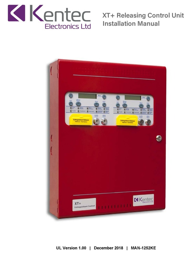 Kentec Electronics XT+ installation manual