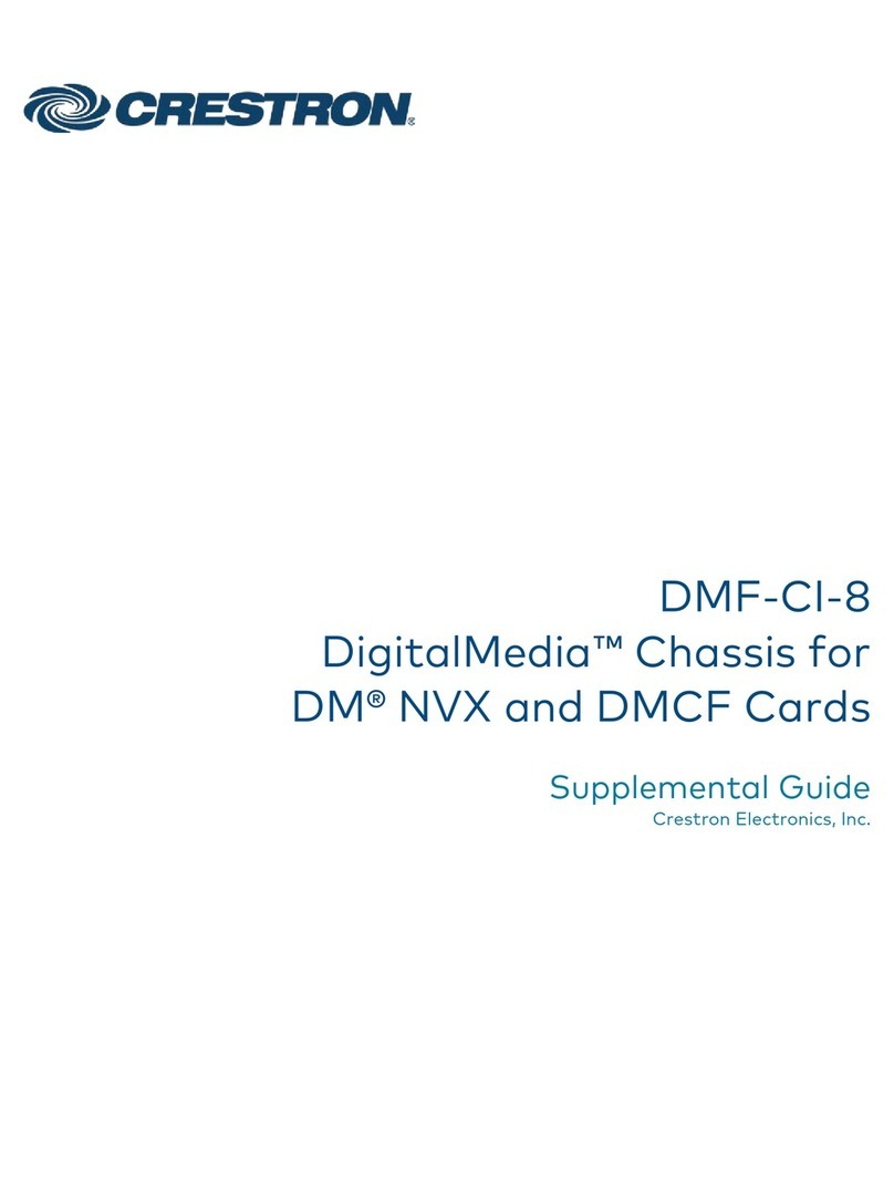 Crestron DMF-CI-8 Owner's manual