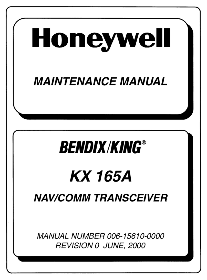 Honeywell Bendix/King KX 165A User manual