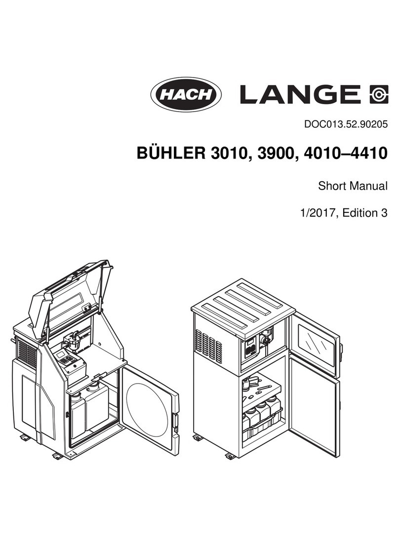 HACH LANGE BUHLER 3010 Short manual