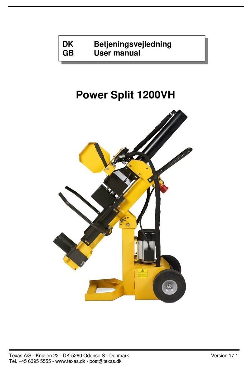 Texas A/S Power Split 1200 VH User manual