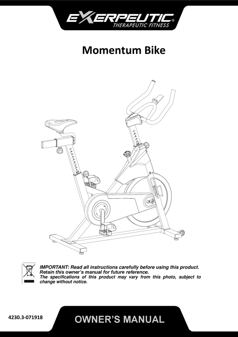 Exerpeutic 4230 owner's manual