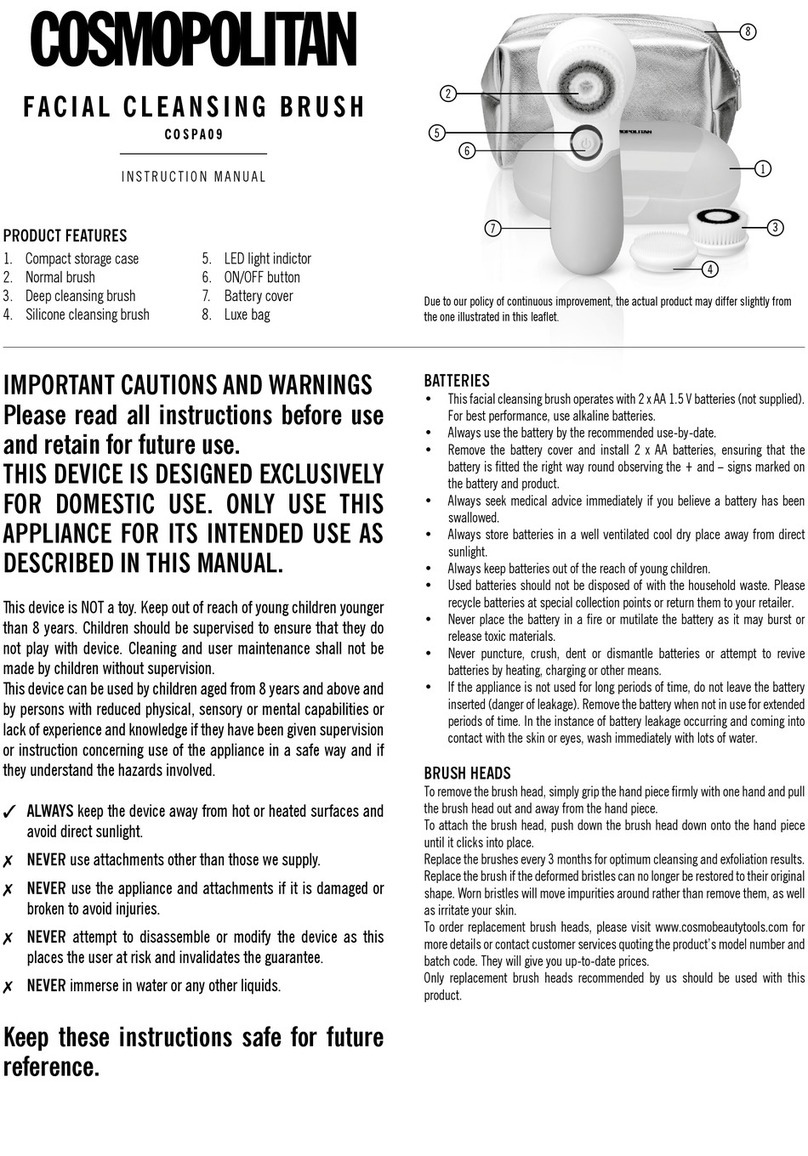 Cosmopolitan COSPA09 instruction manual