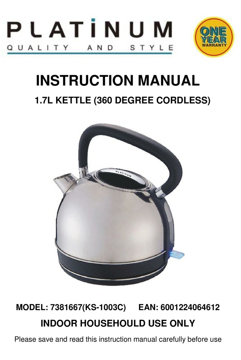 Platinum KS-1003C instruction manual