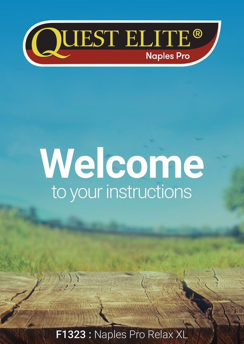 Quest Leisure Products ELITE Naples Pro Relax XL instructions