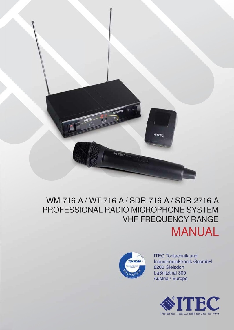 Itec WM-716-A User manual