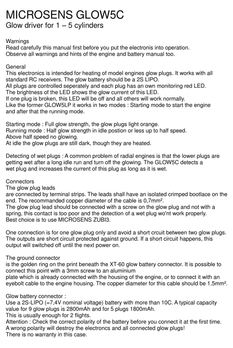 Microsens GLOW5C manual