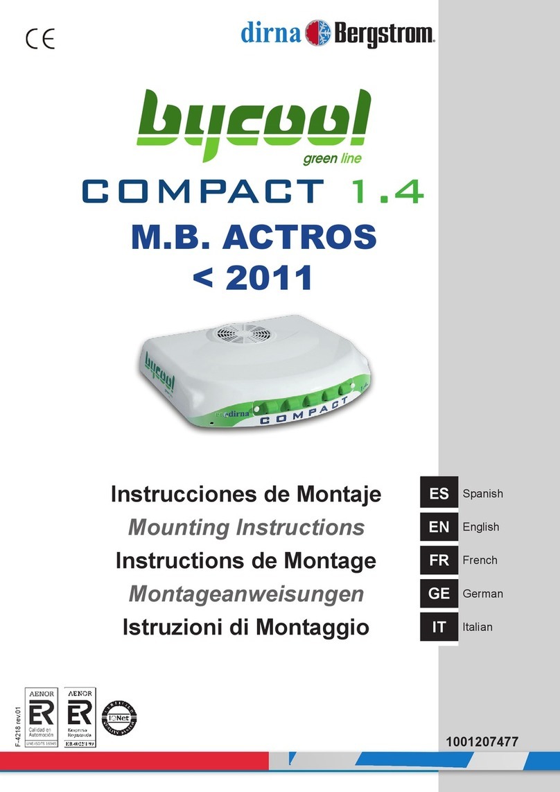 dirna Bergstrom bycool green line COMPACT 1.4 User manual