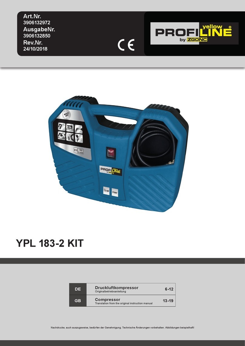 Zgonc YELLOW PROFILINE YPL 183-2 KIT Translation from the original instruction manual