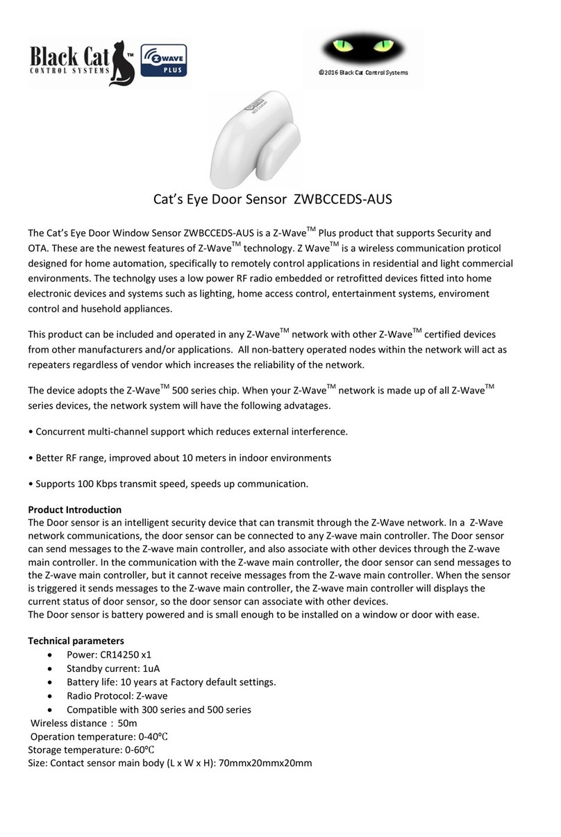 Black cat Cat’s Eye manual