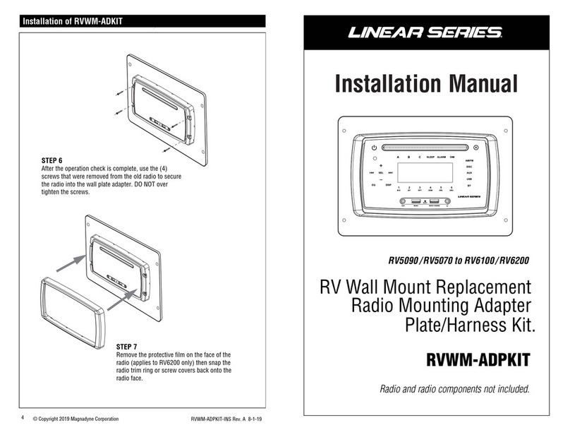 Magnadyne Linear Series User manual