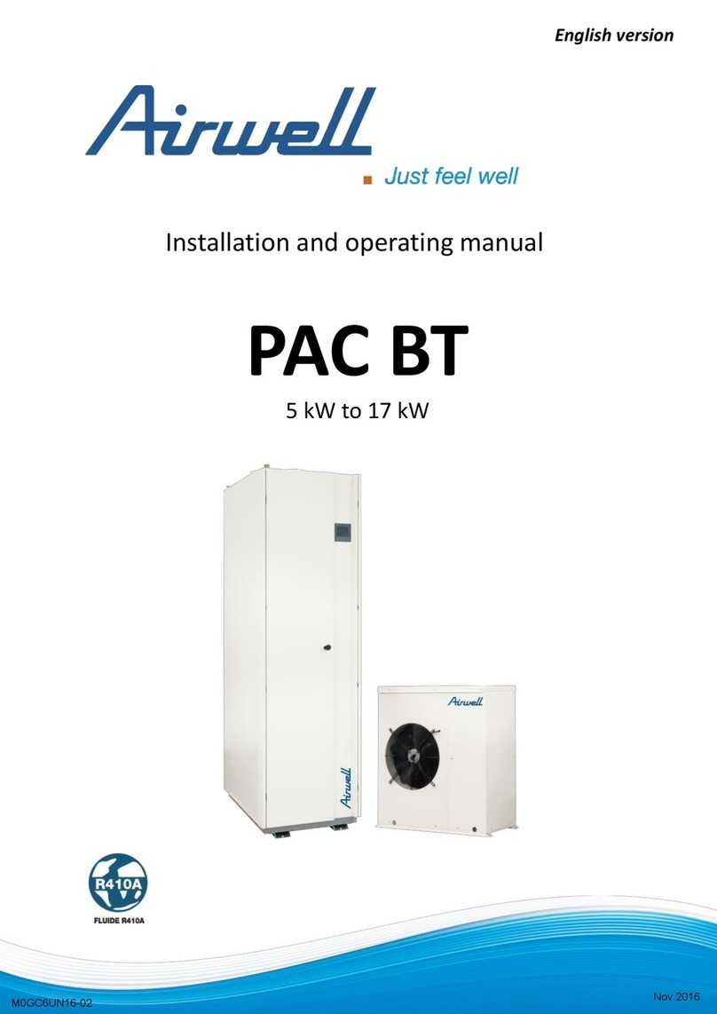 Airwell PAC BT Series User manual