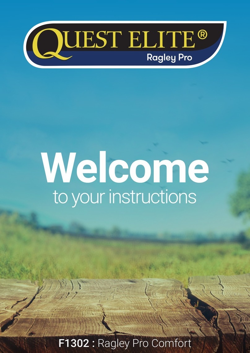 Quest Leisure Products ELITE Ragley Pro Comfort User manual