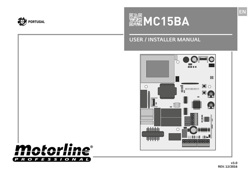 Motorline professional MC15BA Instruction Manual