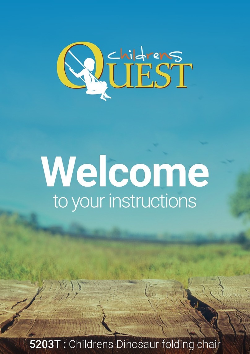 Quest Leisure Products Childrens Dinosaur 5203T instructions