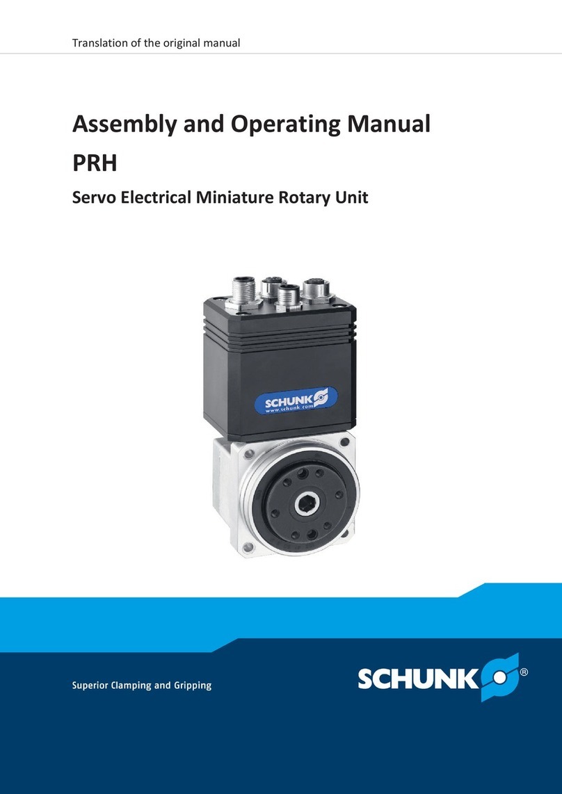 SCHUNK PRH Assembly and operating manual