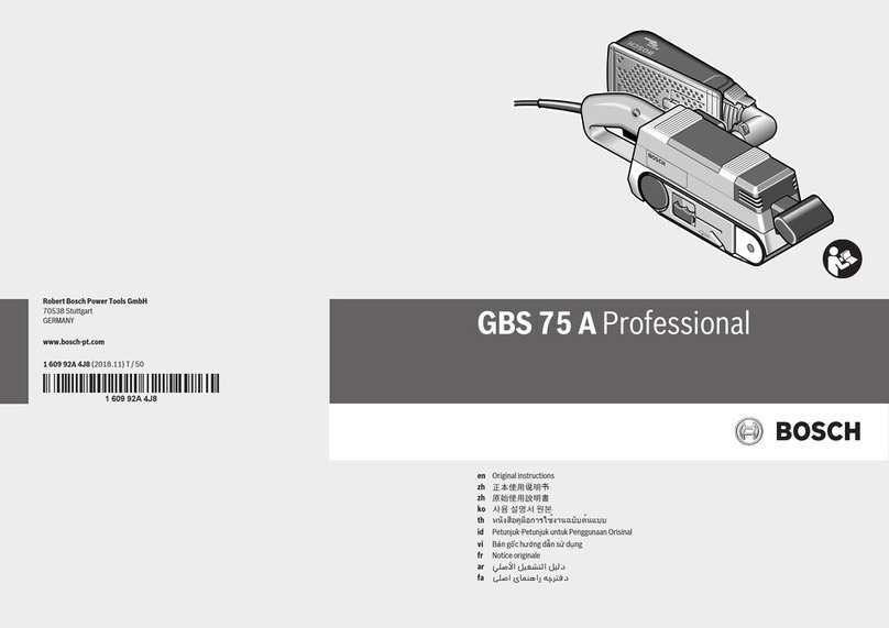 Bosch Professional GBS 75 A User manual
