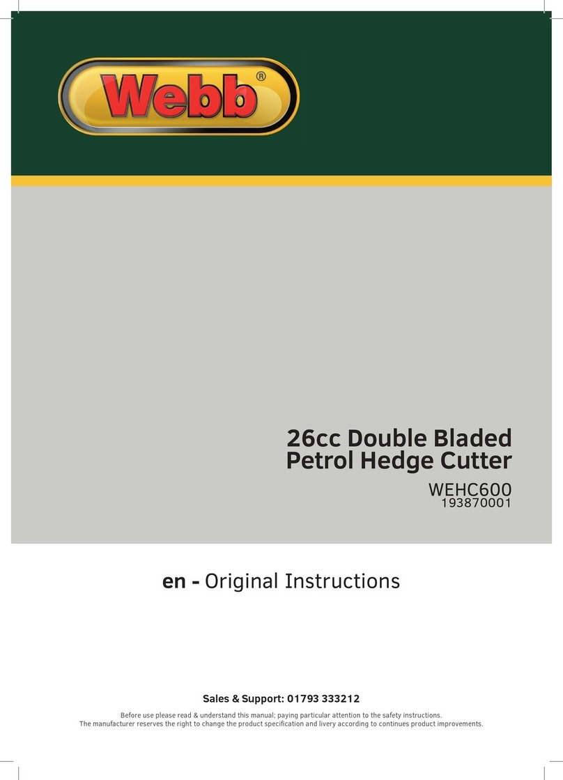 Webb WEHC600 User manual