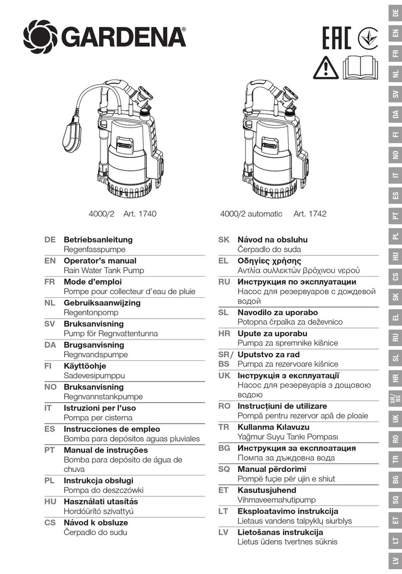 Gardena 4000/2 automatic 1742 User manual