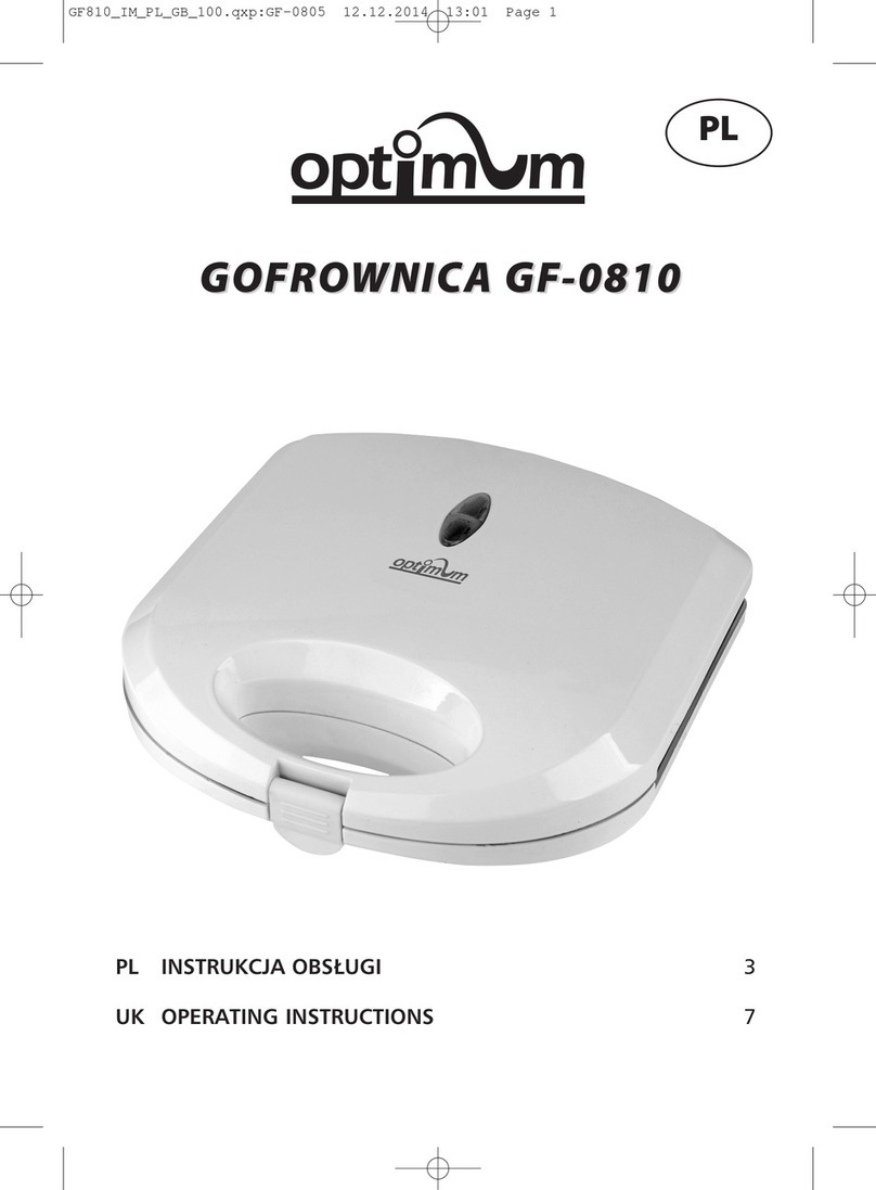 Optimum GF-0810 operating instructions