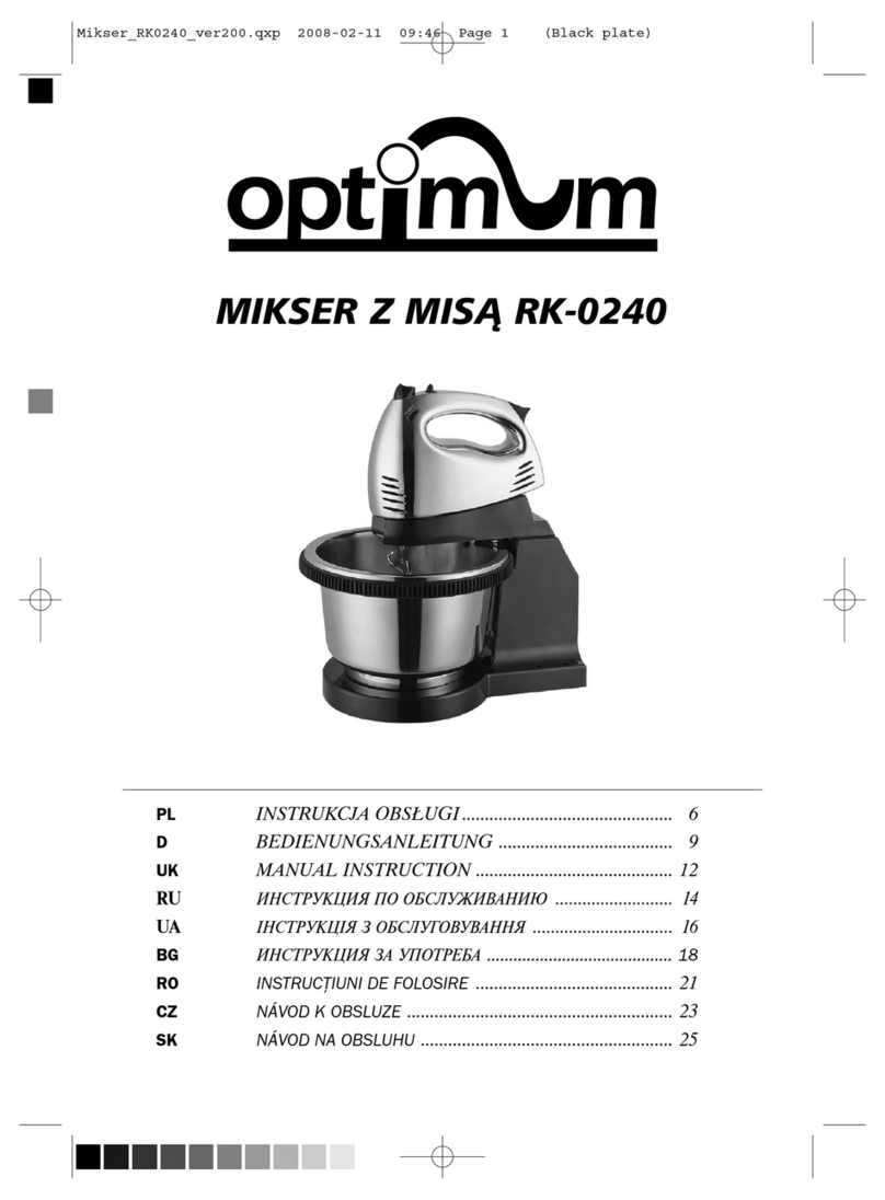 Optimum RK-0240 Manual instruction