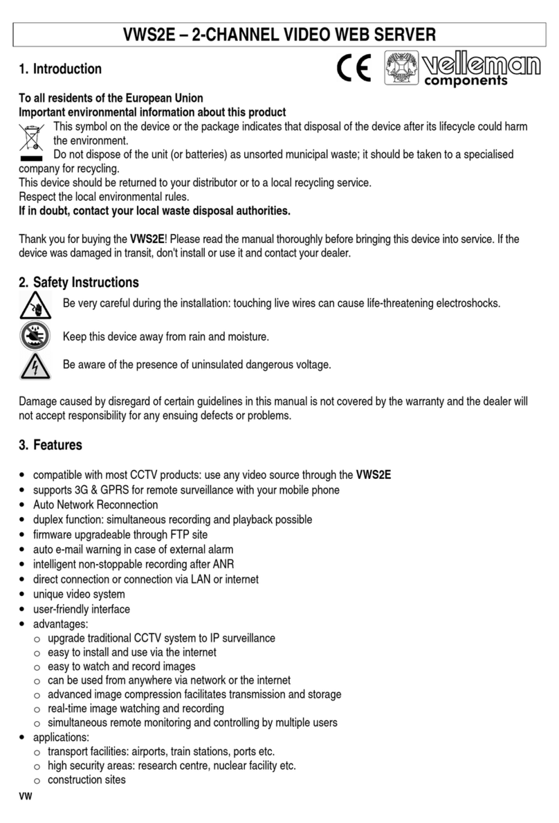 Velleman VWS2E manual