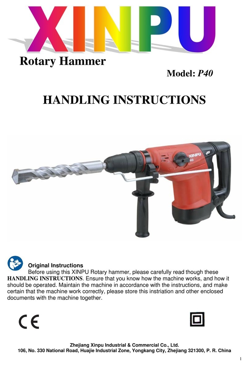 Xinpu P40 Handling instructions