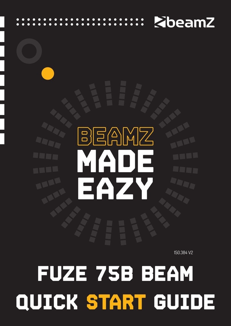 Beamz Fuze 75B Beam quick start guide