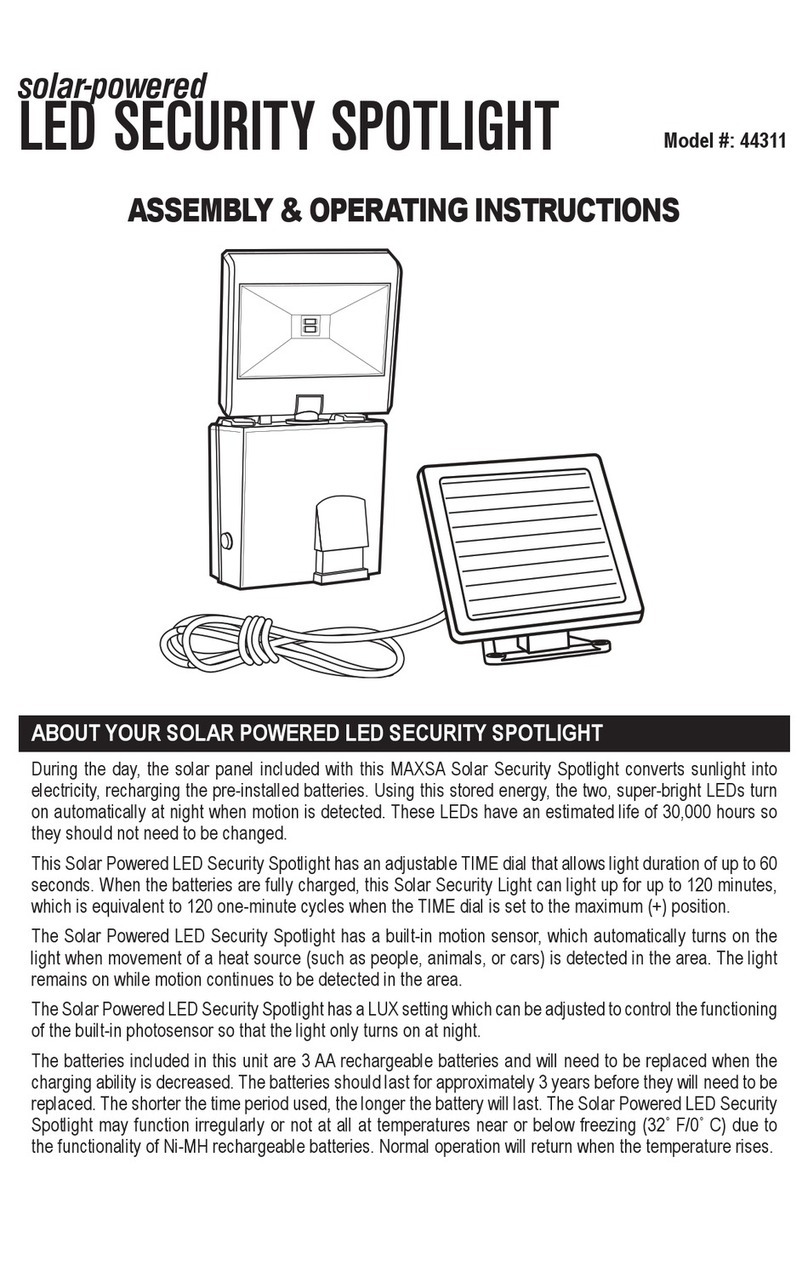 MAXSA 44311 Quick reference guide