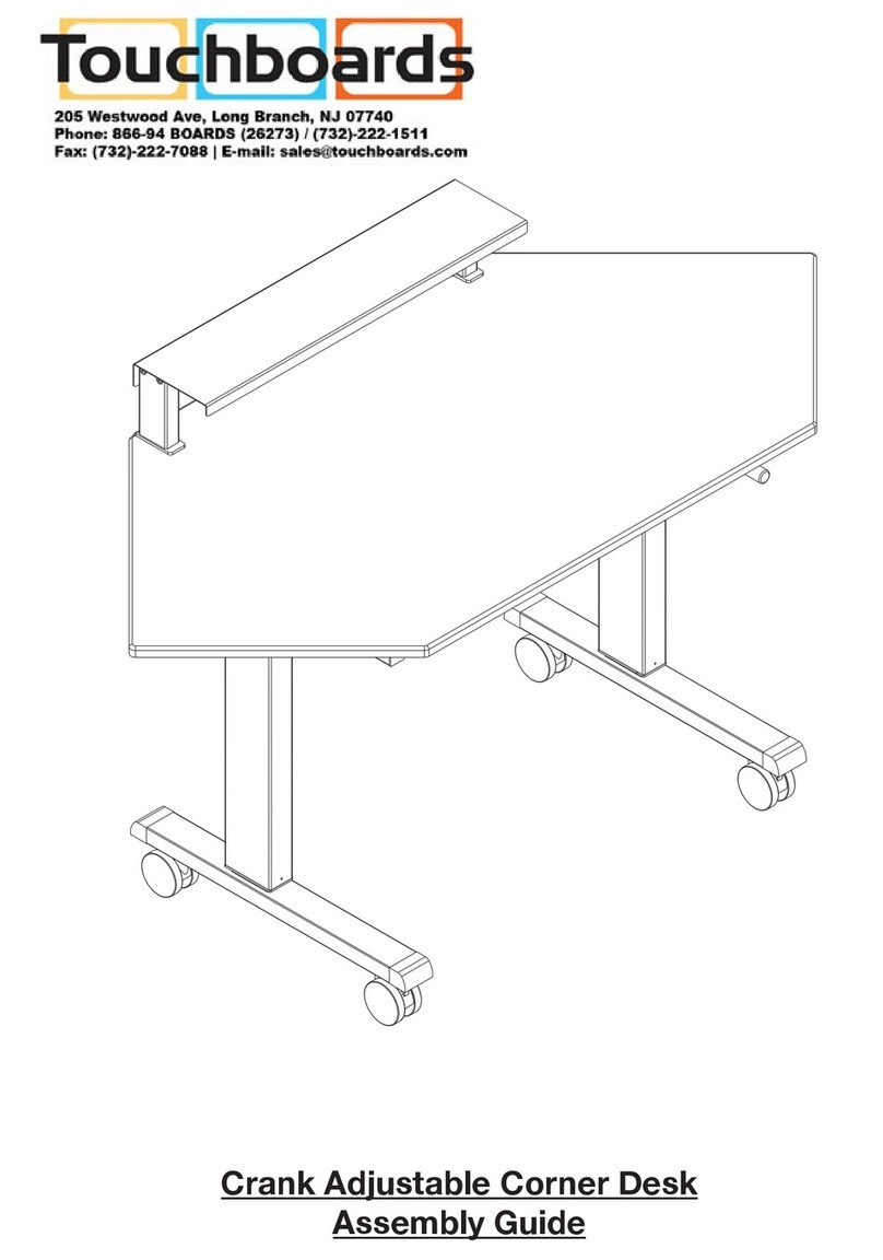 Touchboards STANDUP-CCF60-B Assembly guide