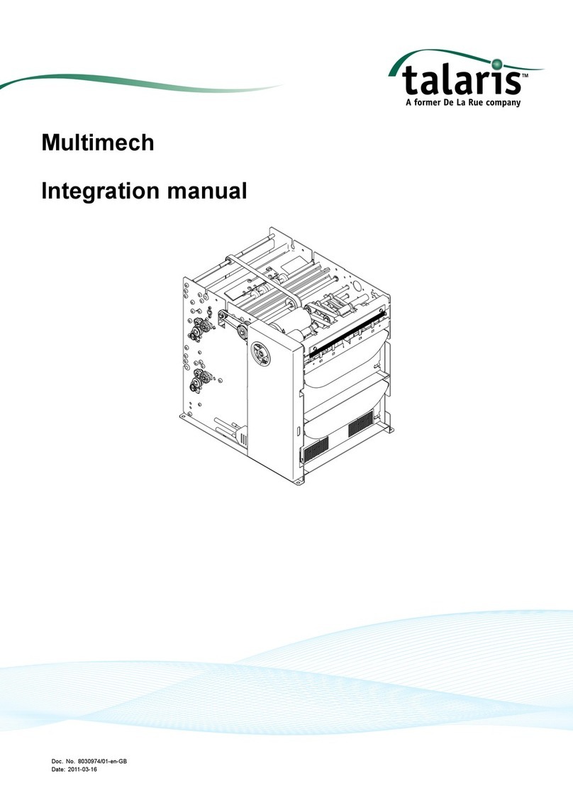 DeLaRue talaris Multimech Integration manual DeLaRue talaris Multimech Integration manual