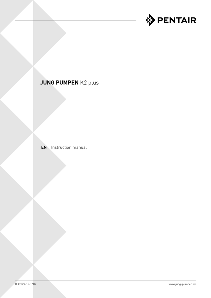 Pentair JUNG PUMPEN K2 plus User manual