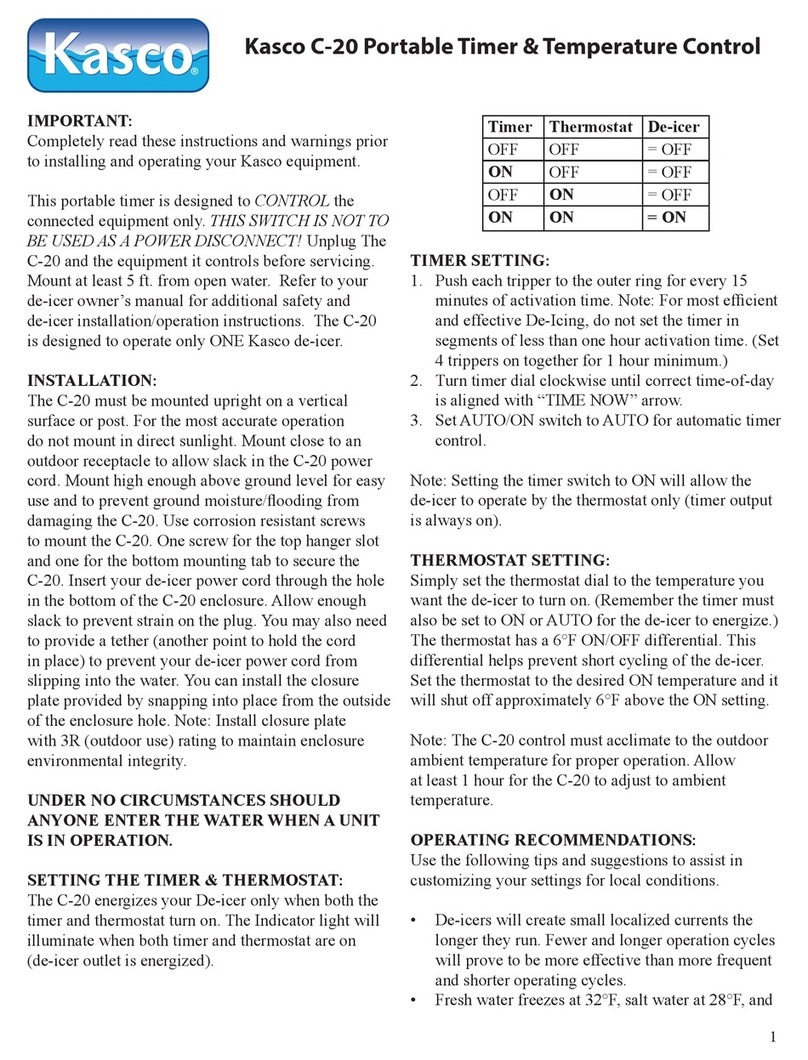 Kasco C20 instructions