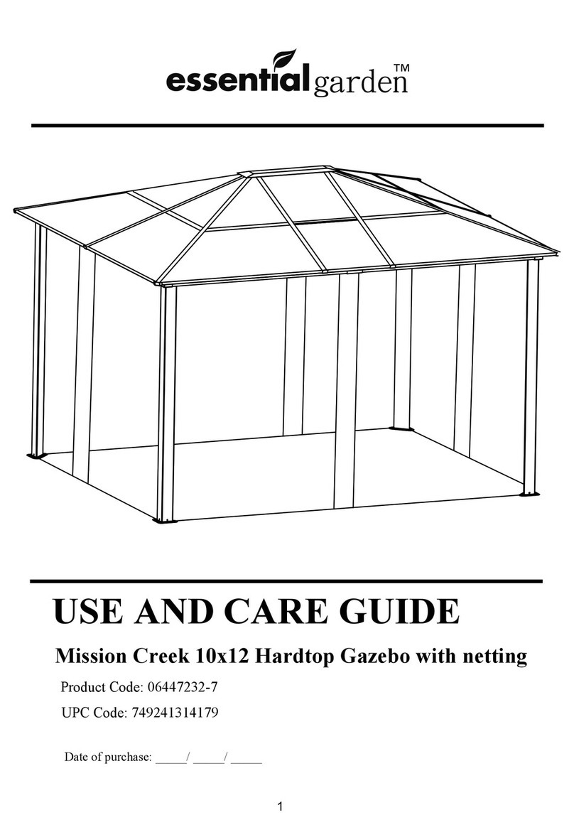 Essential Garden Mission Creek User manual