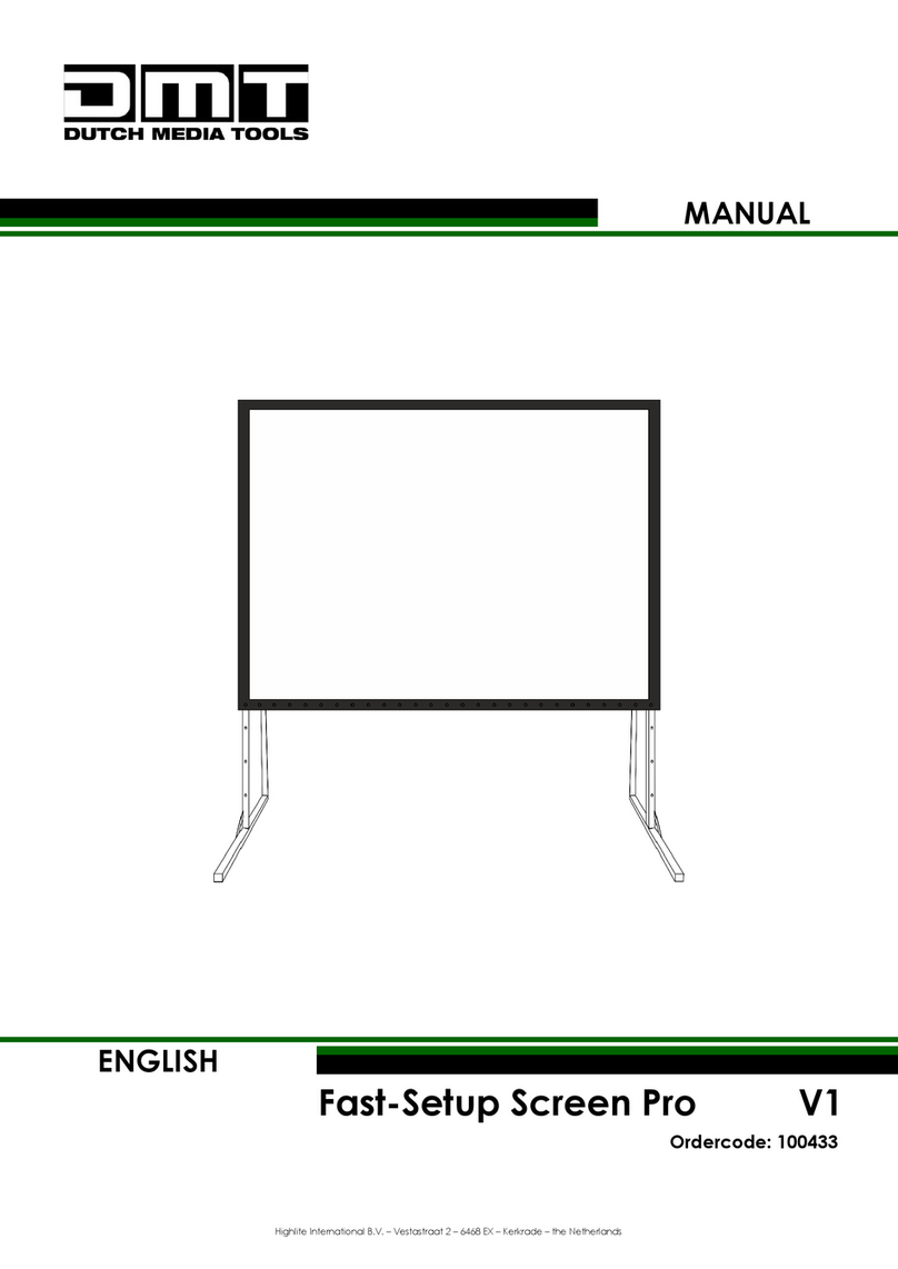 DMT Fast-Setup Screen Pro manual