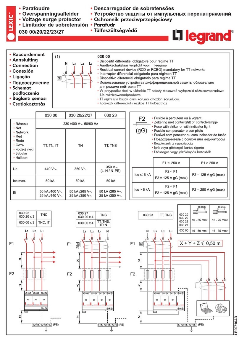 LEGRAND LEXIC 030 00 User manual LEGRAND LEXIC 030 00 User manual