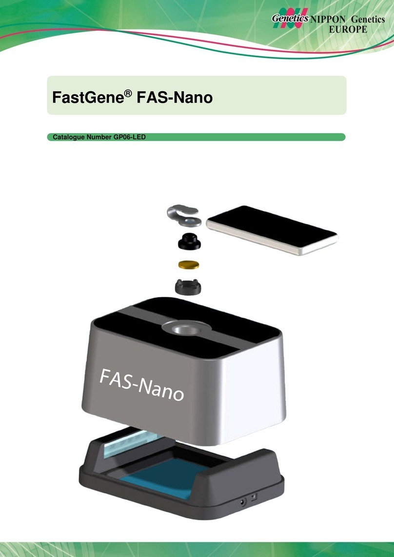 Nippon Genetics Europe FastGene FAS-Nano GP06-LED User manual