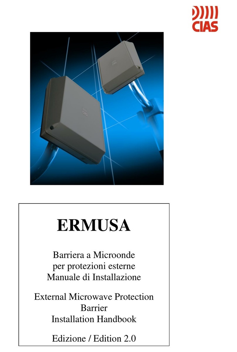 CIAS Elettronica S.r.l. ERMUSA 30 Installation handbook CIAS Elettronica S.r.l. ERMUSA 30 Installation handbook