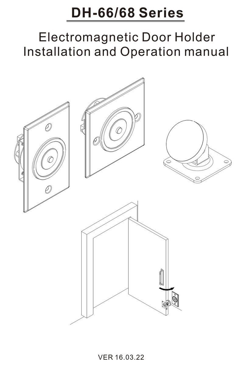 Lock Control DH-66 Series Installation and operation manual
