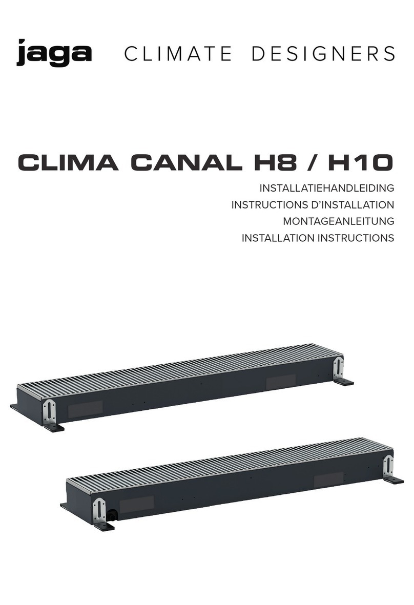 Jaga Clima Canal H8 User manual